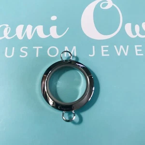 Authentic Origami Owl Medium Silver Twist Link Locket BASE "New"  - Picture 1 of 5