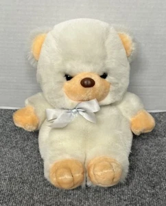 Walmart Vintage White Teddy Bear 10" Plush Stuffed Animal - Picture 1 of 5