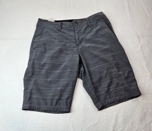 Volcom True to This Shorts Men 28 Dark Gray Heather Chino Hybrid Performance - Picture 1 of 10