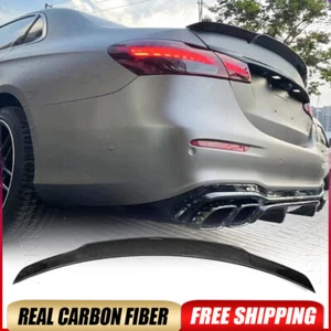 Alerón labio trasero de carbono real para Mercedes Benz W213 E63 2021-2024 - Imagen 1 de 13