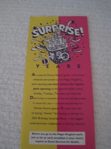 Disney Grand Floridian Surprise 20 years - $7.91 - Picture 1 of 2