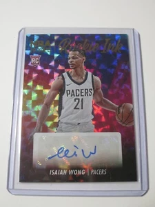 ISAIAH WONG 2023-24 NBA HOOPS ROOKIE INK RC RI-WOG PACERS 🏀🔥 - Picture 1 of 2