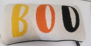 Cuscino Magaschoni Home Boo Spettrale Halloween Decorazione Gotica - Nuovo con Etichette - Foto 1 di 4