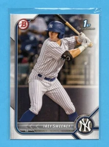2022 Bowman Trey Sweeney #BP-137 Prospect 1st Bowman New York Yankees - Picture 1 of 2