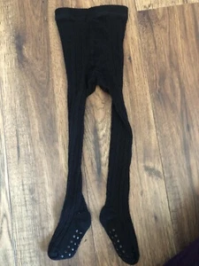 Children's Place Toddler Girls' Tights 1 PAIR * BLACK * 3-4 * - Picture 1 of 3