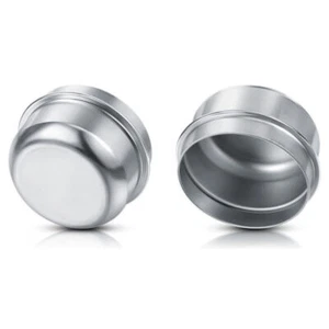 2X 50mm Wheel Hub Grease Metal Cap Bearing Dust Cover for Trailer Caravan - Picture 1 of 6