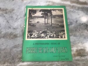 Early 1950’s Photographic Study of Pebble Beach golf links booklet