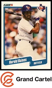 1990 Fleer #290 Harold Baines - Texas Rangers GRAND-CARTEL - Picture 1 of 2