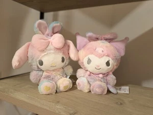 sanrio kuromi and my melody easter plush set - Picture 1 of 5
