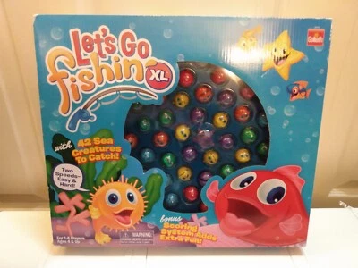 EXTRA LARGE Pressman Goliath 2020 Let's Go Fishin' XL Fishing Game New Sealed - Image 1 of 2