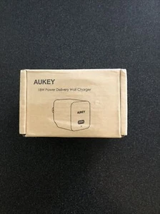 🔥🔥 AUKEY USB-C Wall Charger 18W Power Delivery - Picture 1 of 2