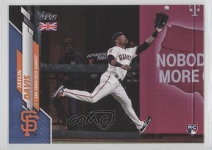 2020 Topps UK Edition Blue /75 Jaylin Davis #9 Rookie RC