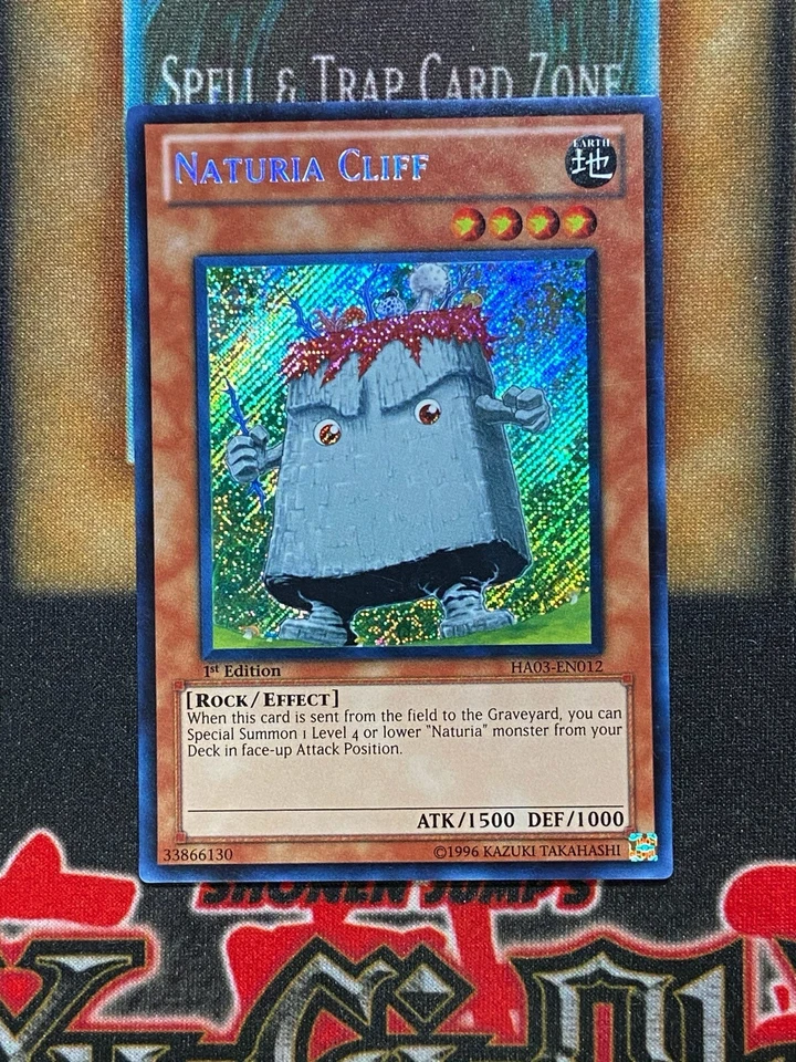 Yugioh Naturia Cliff HA03-EN012 Secret Rare 1st Ed NM - Image 1 of 1