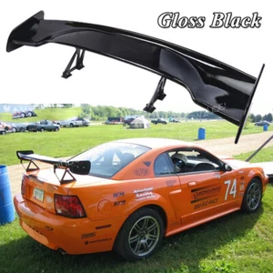 For Ford Mustang 1996-2004 Gloss Black 46" GT Rear Trunk Spoiler Racing Wing - Picture 1 of 14