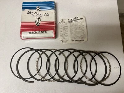 10 Pcs of Revtech 3 5/8" Big Bore Piston Rings .050 Oversize - Image 1 of 2