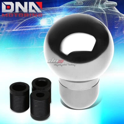 Шар стиль MT ручной коробки передач Stick переключения ручки хром с M8 M10 M12 адаптеры - Изображение 1 из 4