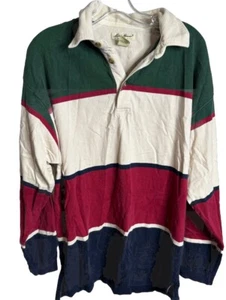 Eddie Bauer Polo Shirt Men's Large Long Sleeve Cotton Casual - Picture 1 of 4