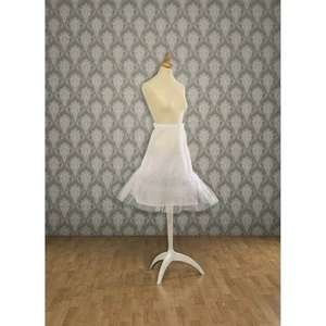 C - Jupon Enfant, Cortège, Mariage Blanc Modèle Opium Crinoligne Taille 8 ans - Foto 1 di 1