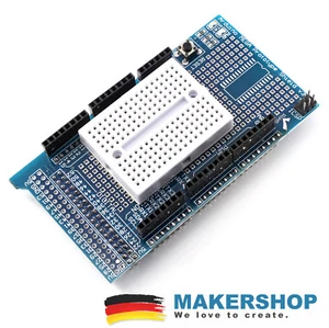 Arduino Mega Prototype Shield Protoshield + Breadboard Erweiterung 2560 R3 - Bild 1 von 3