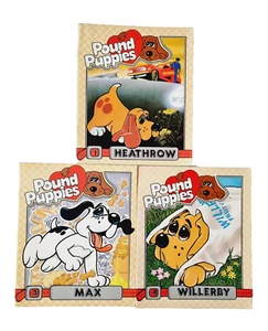 POUND PUPPIES Softcover Books Heathrow Max Willerby Vintage 1987 - Picture 1 of 5