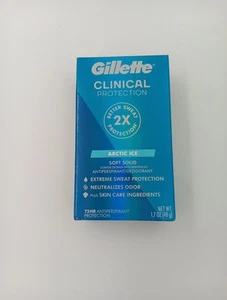 Gillette Clinical Protection Arctic Ice Antiperspirant Deodorant Soft 1.7 OZ - Picture 1 of 8