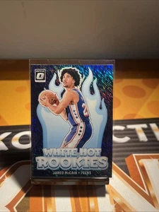 2024-25 Donruss Optic #2 Jared McCain RC White Hot Rookies Purple Shimmer Card - Bild 1 von 2