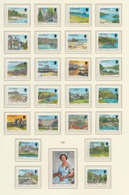 Jersey 1989-95 Definatives. Jersey Scenes complete set of 26 SG 468-491c MNH - Image 1 of 2
