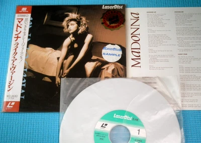 MADONNA PROMO Single Laser Disc LD Like A Virgin 1984 Japan OBI JM034-0036 - Image 1 of 4