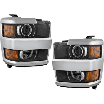 Headlight For 2015-2017 Chevrolet Silverado 2500 HD Pair Left and Right CAPA Foto 1 de 4