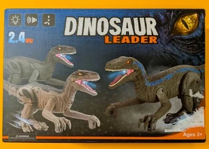 Dinosaur Leader 2.4GZ Remote Control Walking Roaring Toy Open Box - Picture 1 of 5