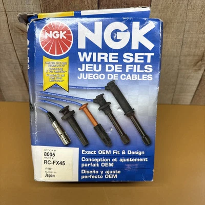 Juego de cables de bujía NGK para Subaru Legacy 2.5 FX45 8005 Hecho en Japón Envío rápido Foto 1 de 4