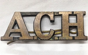 Pre WW1 Boer War Australian Commonwealth Horse uniform shoulder badge - Bild 1 von 3