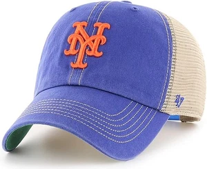 47 MLB Trawler Primary Logo Team Color Mesh Trucker Clean Up Adjustable Hat, - Picture 1 of 2