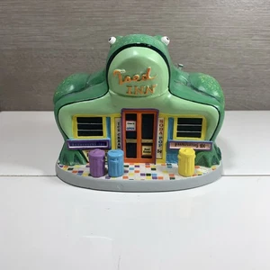 Lefton Roadside Delights Toed Inn Green Frog Toad Diner Replica Figurine AS IS - Picture 1 of 12