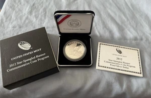 Star-Spangled Banner PROOF Silver Dollar US Mint $1 Coin Box and COA - Picture 1 of 4