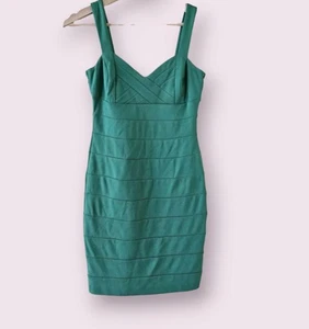 FOREVER NEW Green Bandage Dress Size 8 BODYCON - Picture 1 of 4
