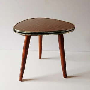 Gueridon Pflanzenständer Dreibein Formica, 50er 60er 70er Vintage (2) - Bild 1 von 3