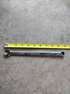 Snap-on Tools USA NEW 9/16" SAE LONG LENGTH Chrome 12 POINT Combo Wrench OEXL18B - Picture 1 of 8