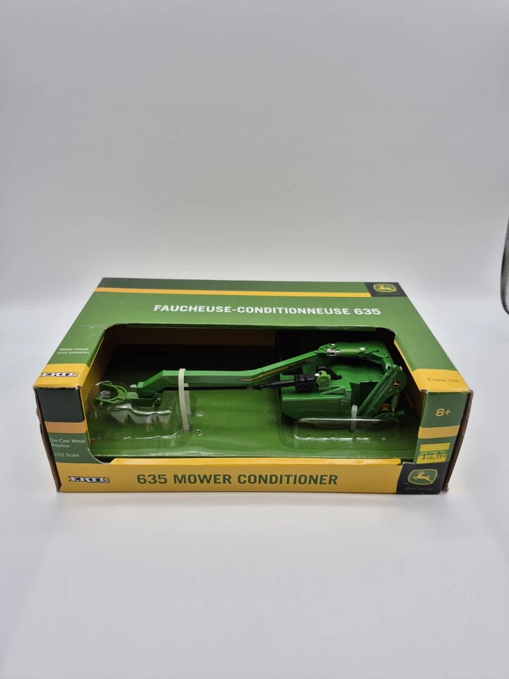 Acondicionador cortacésped ERTL John Deere 635 escala 1/32 fundido a presión TOMY nuevo sellado Foto 1 de 4