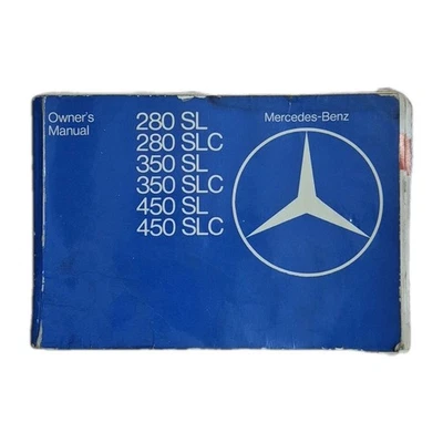 Mercedes-Benz 280 SL/SLC 350 SL/SLC 450 SL/SLC Type 107 Owner's Manual - Image 1 of 4