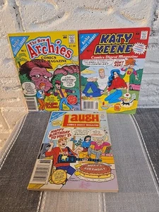 Archie Comics Digest Magazine Library Lot 3 Books Number 3 6 76 - Picture 1 of 7