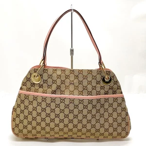 Borsa Gucci Tote Bag in tela marrone 4715586 - Foto 1 di 21