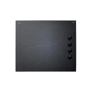 24 in. Radiant Electric Cooktop in Black with 4 Elements - Picture 1 of 4