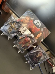 Topps Star Wars Chrome Black Battle Droid /50 C-3PO /199 Jar Binks/199 + 5 Base - Picture 1 of 5
