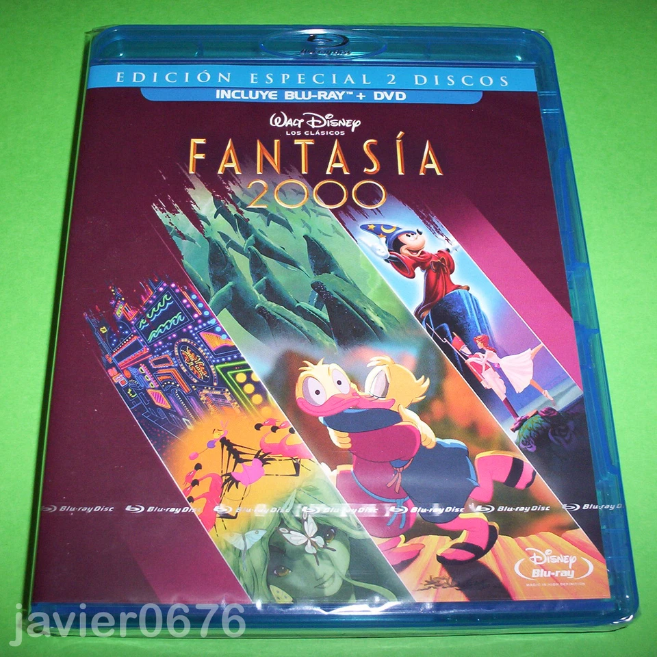 FANTASIA 2000 CLASICO DISNEY NUMERO 38 COMBO BLU-RAY + DVD NUEVO Y PRECINTADO - Imagen 1 de 1
