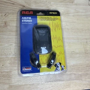 Lettore clip da cintura stereo radio RCA AM / FM RP1610 con cuffie nuovo sigillato - Foto 1 di 4
