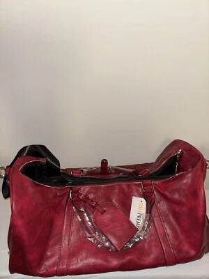 Bolso de lona de cuero para hombre Foto 1 de 4
