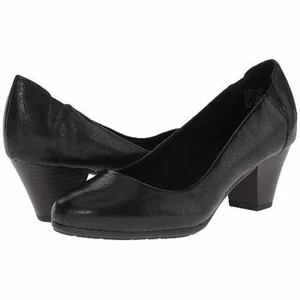 Easy Spirit Coralyn decolte in pelle nera GEL tacco 2" tg 6 Med NUOVO - Foto 1 di 7