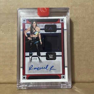2024 RAQUEL RODRIGUEZ PANINI THREE COUNT WWE BLUE AUTO RELIC #D/99 SP CARD - Picture 1 of 2