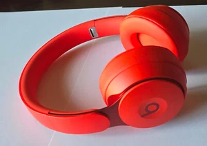 Unused Original Matte RED Beats Solo Pro On-Ear Wireless Headphones in Bulk Pkg - Picture 1 of 12